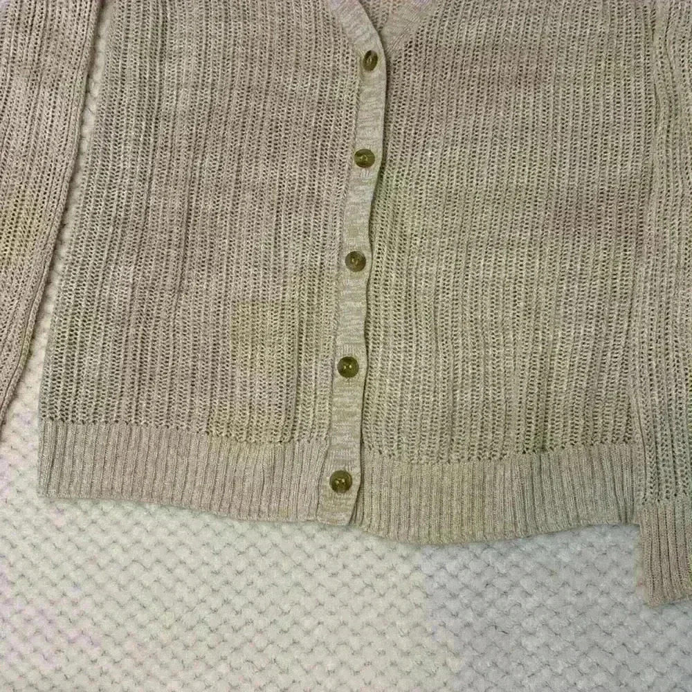 BDG knit cardigan sz L lightweight casual boho bohemian fall - Picture 4 of 7